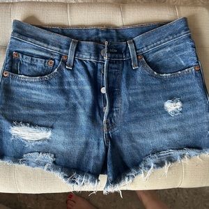 Levi denim shorts